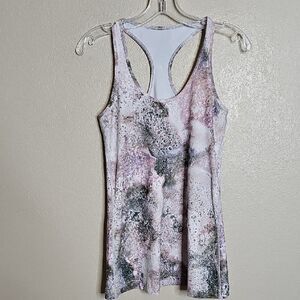 Lululemon Sugar Crush Print Multicolor Racerback Tank Top small